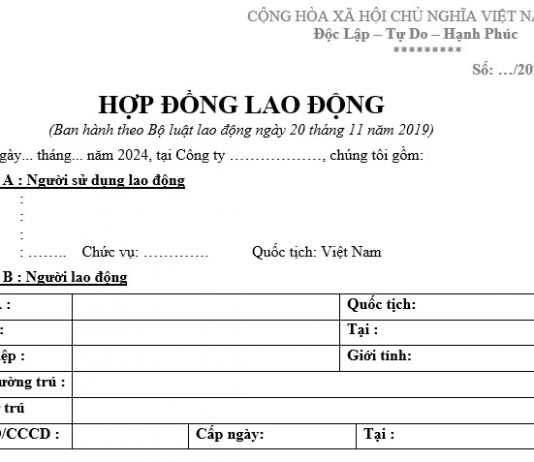 Hợp đồng lao động là gì ?