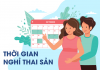 Thời gian nghỉ thai sản