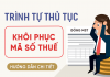 Thủ tục mở lại mã số thuế công ty