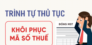 Thủ tục mở lại mã số thuế công ty