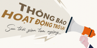 Thủ tục thông báo hoạt động trở lại trước hạn